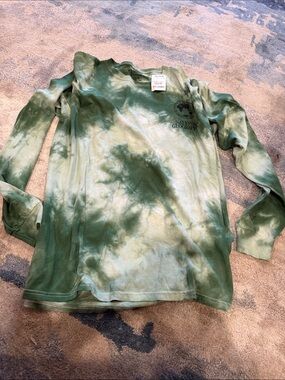 National Geographic Kids Green Tie-Dye Long Sleeve Shirt